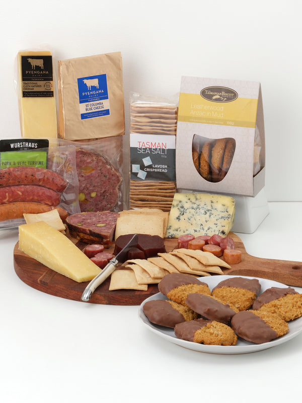 Cheese Charcuterie and Bickies Grazing Box